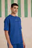 Ride the waves T-shirt - Cobalt Blue