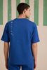 Ride the waves T-shirt - Cobalt Blue