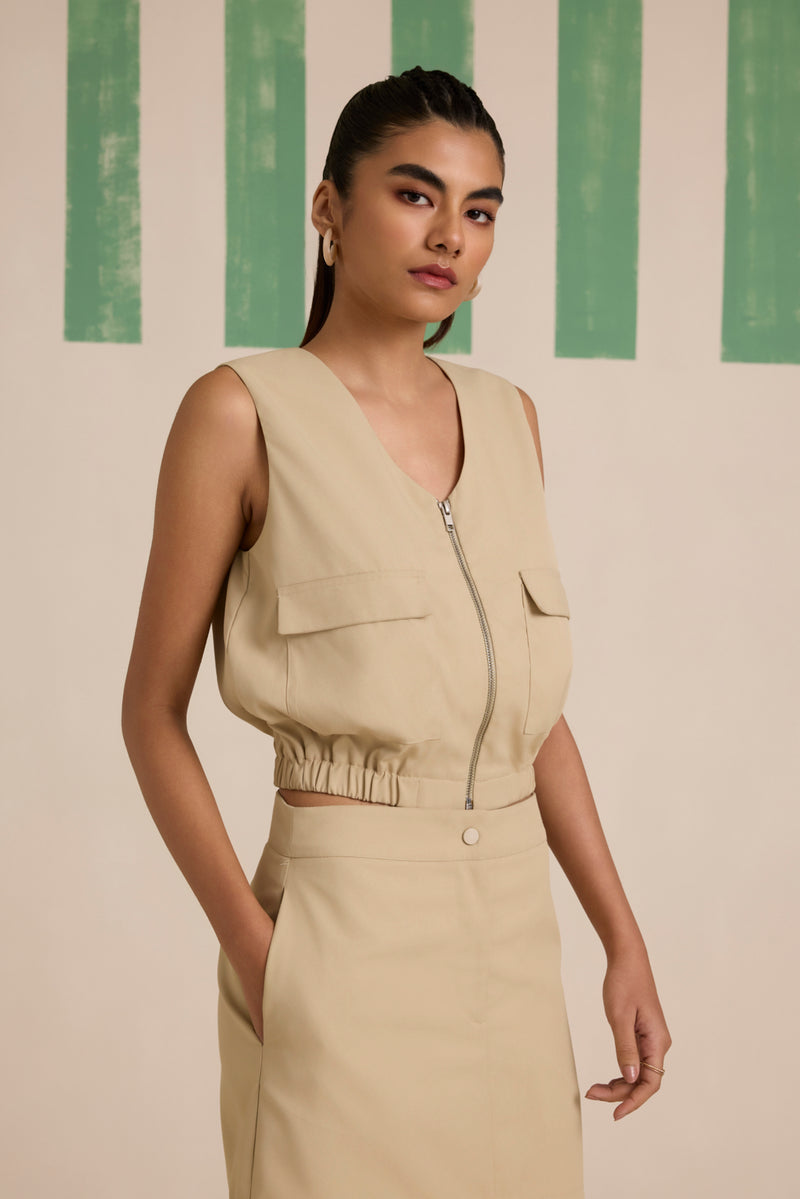 Sunbaked  Zip'up Co-ord Set