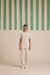 Latte Stride Sleeve Top