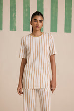Latte Stride Sleeve Top