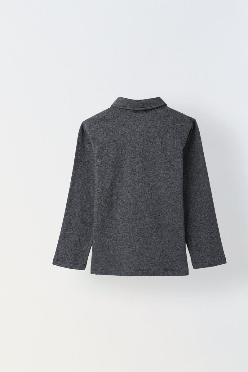 Spunkies Boys Dark Green Polo T-Shirt