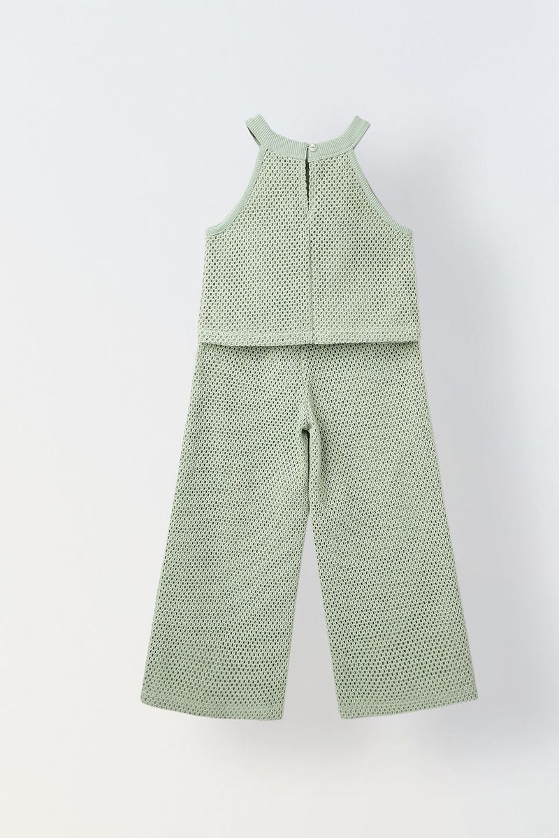 Spunkies Green Crochet Co-ord Set