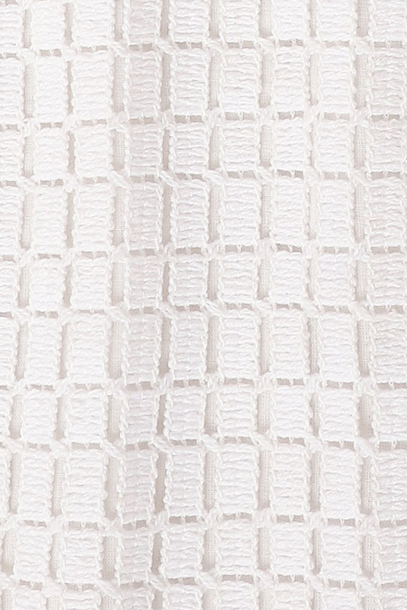 Spunkies Girls White Crochet Sleeveless Co-Ord Set