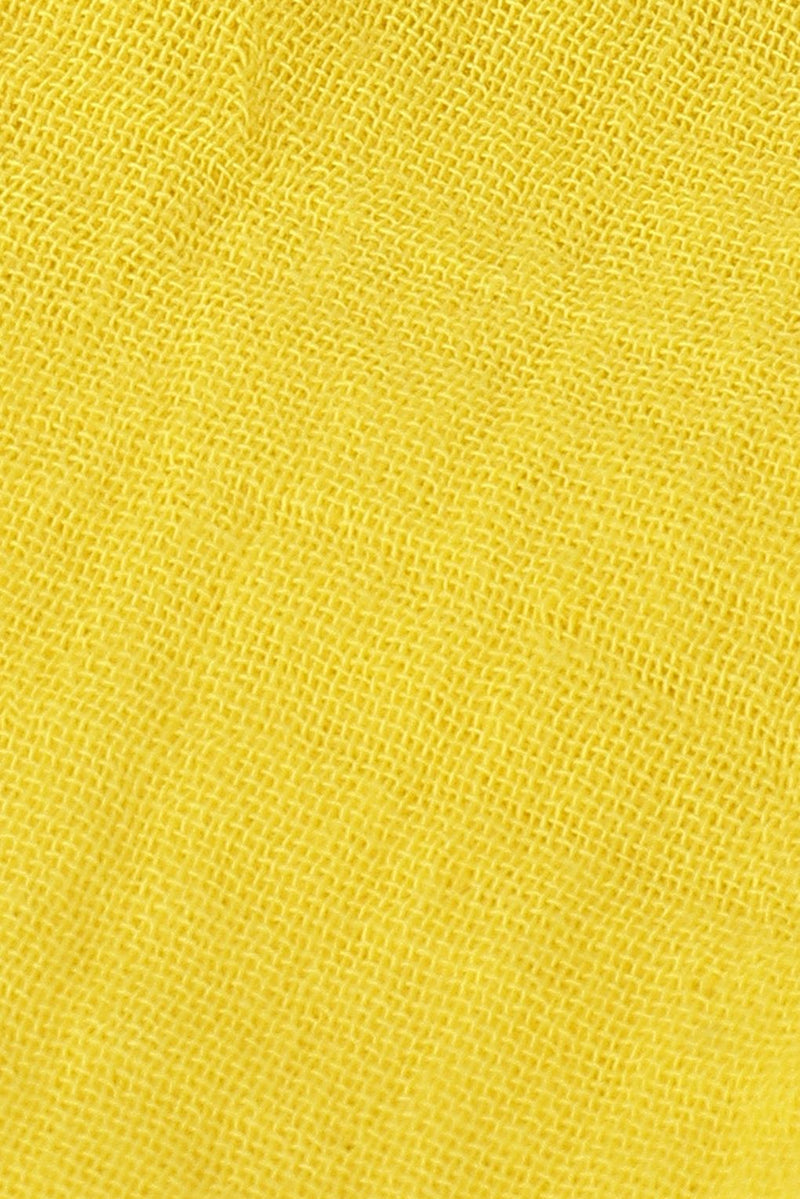 Spunkies Infant Yellow Cotton Round Neck Dress for Girls