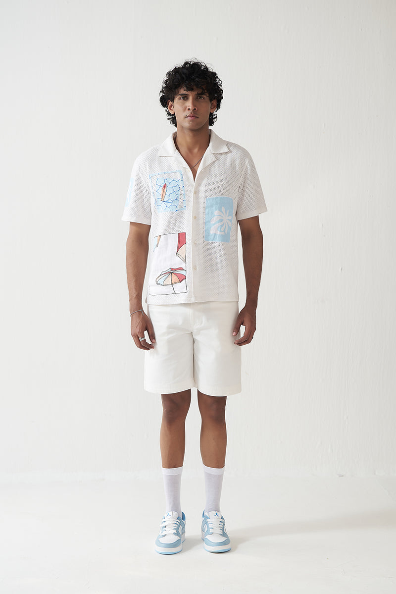 Coastal Sketch Graphic Shirt