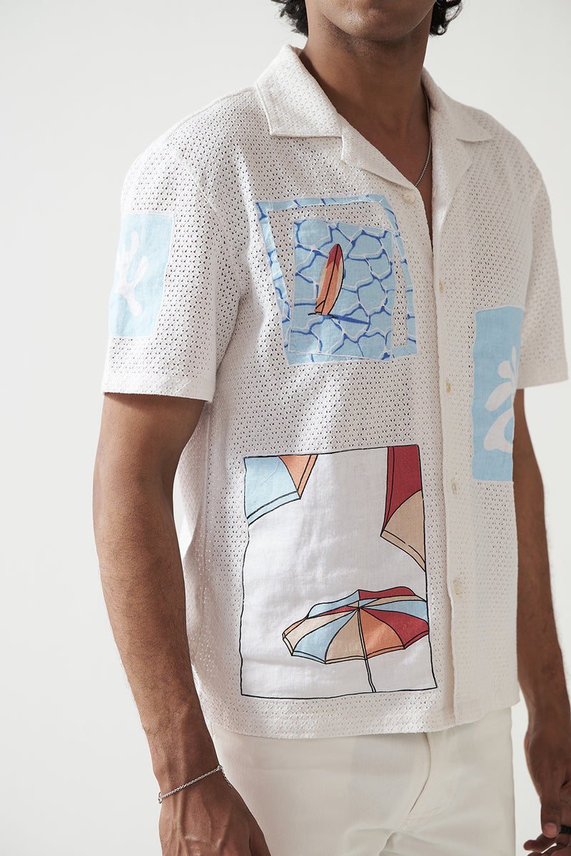Coastal Sketch Graphic Shirt