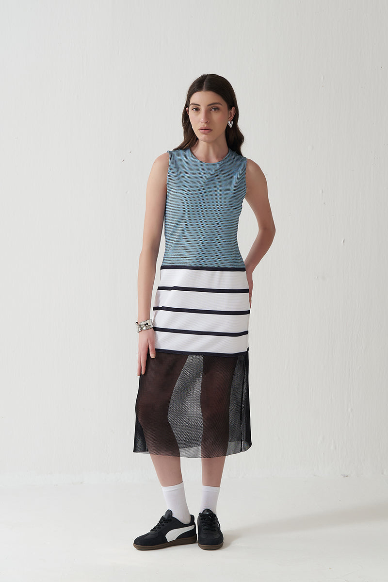 Court Side Stripe Dress