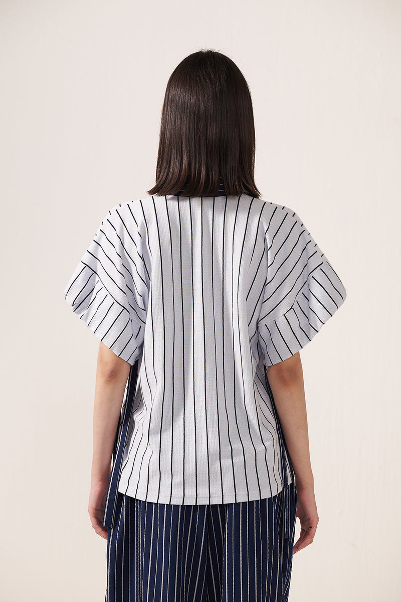 WorkForm Collared Striped Shirt