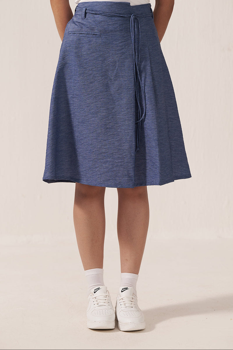 Navy Raffle Affair Skirt