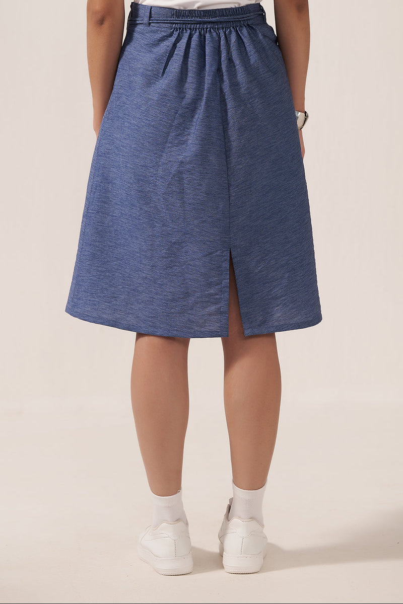 Navy Raffle Affair Skirt