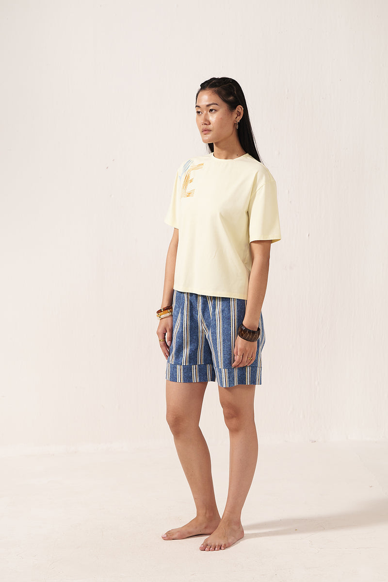 Love Dreamline Yellow Stripes Co-ord Set