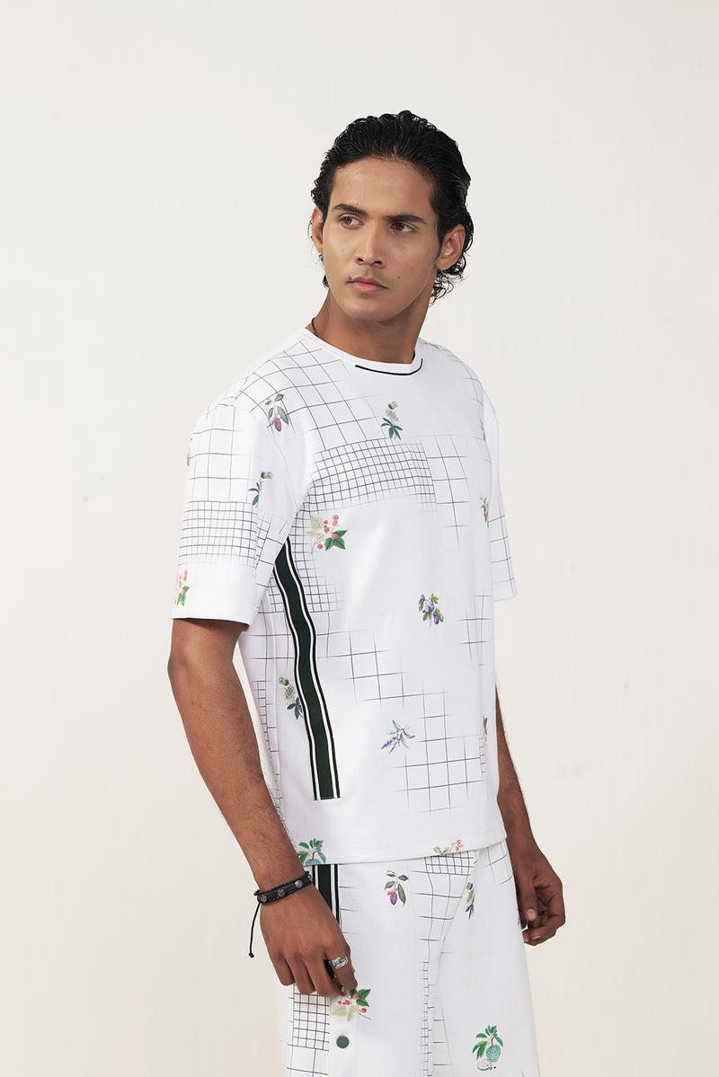 Blossom Grid Tee