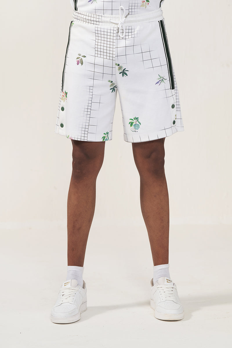 Blossom Grid Shorts