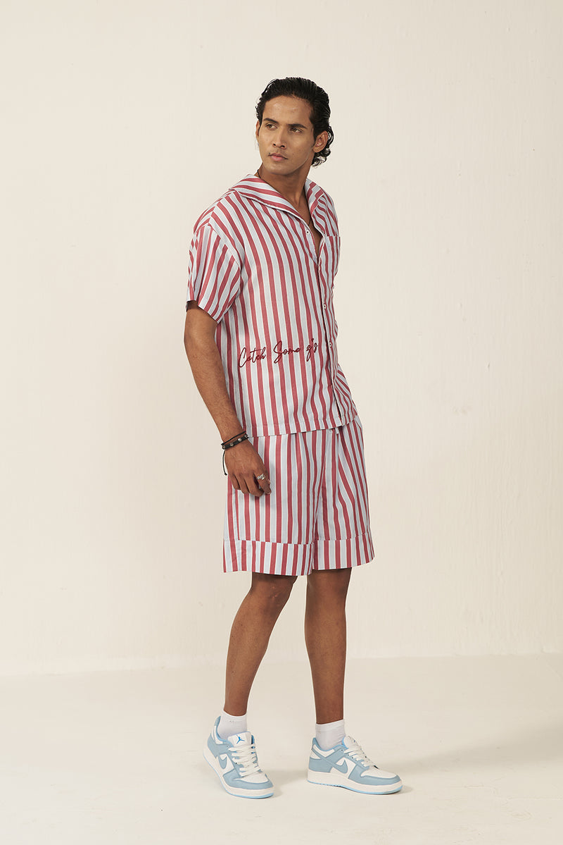 STRIPEY LOVE MEN CO-ORD SET