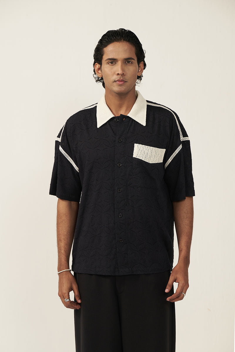 Midnight Mesh Contrast Shirt