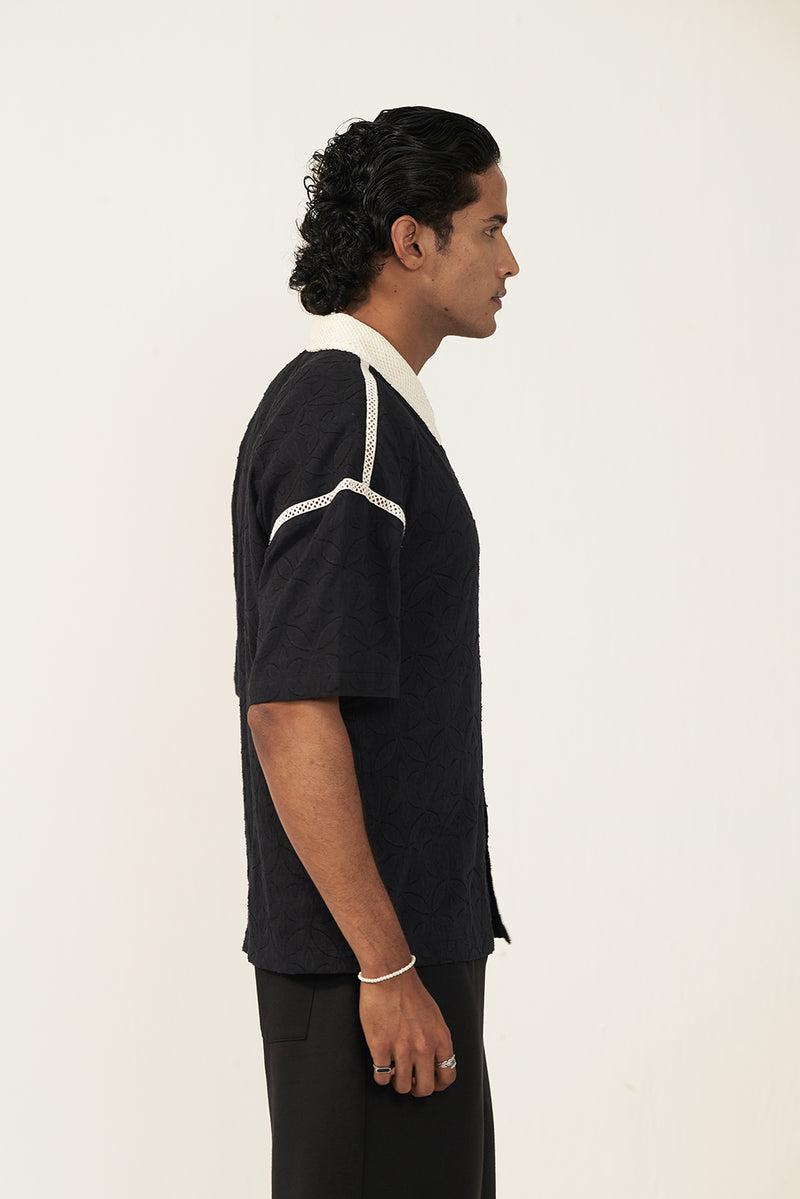 Midnight Mesh Contrast Shirt