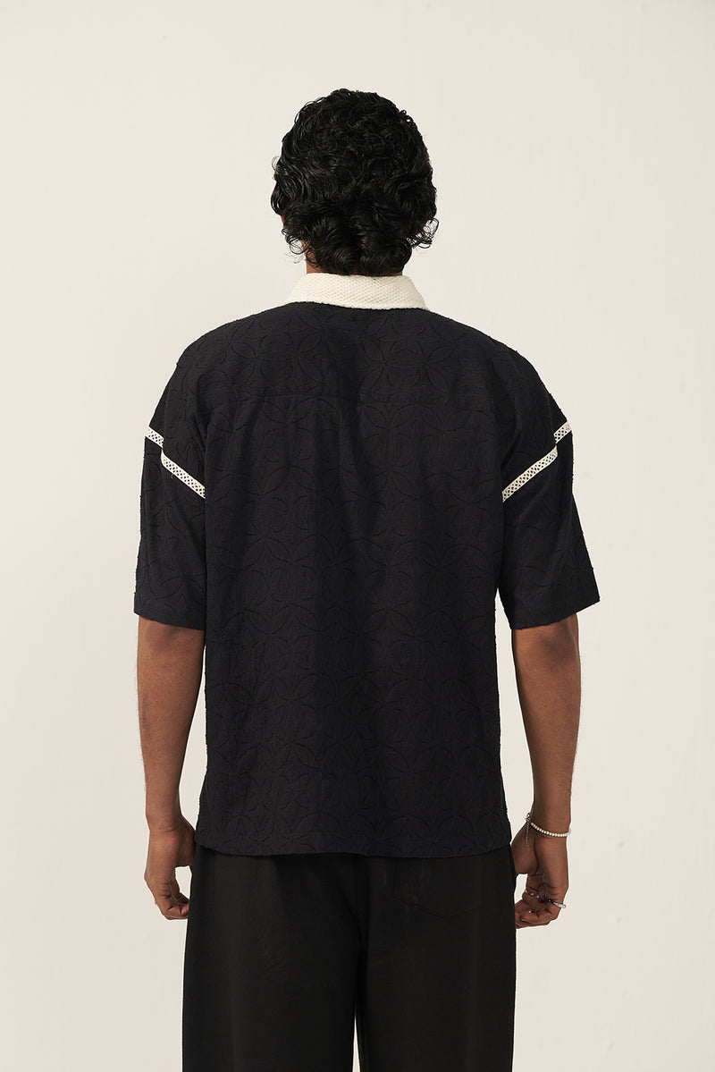 Midnight Mesh Contrast Shirt