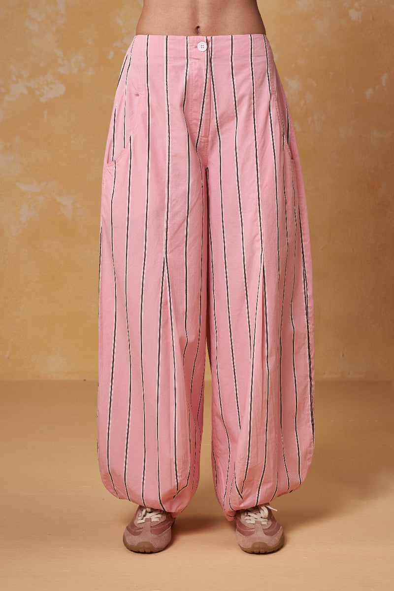 Vintage Pink Stripe Pant