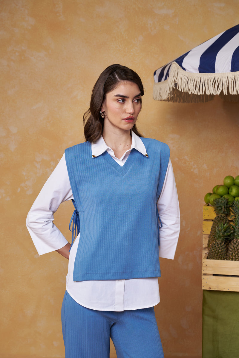Skyline V-Neck Shell Top