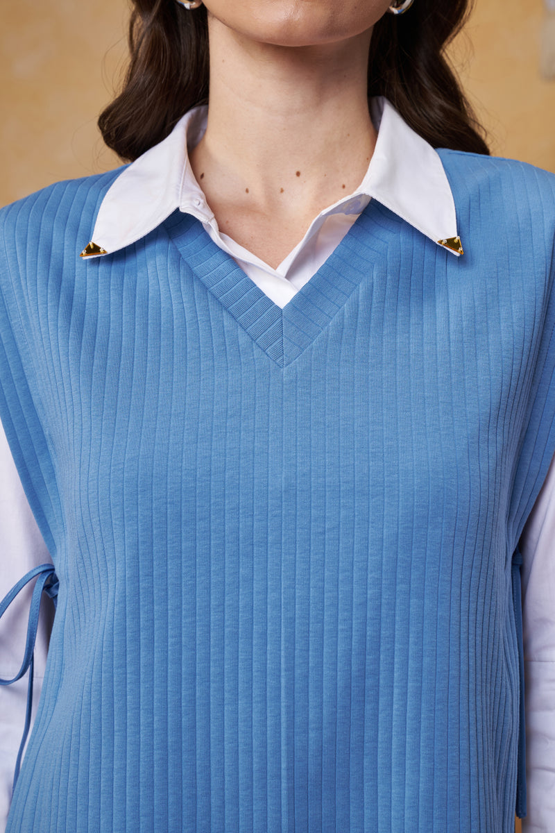 Skyline V-Neck Shell Top