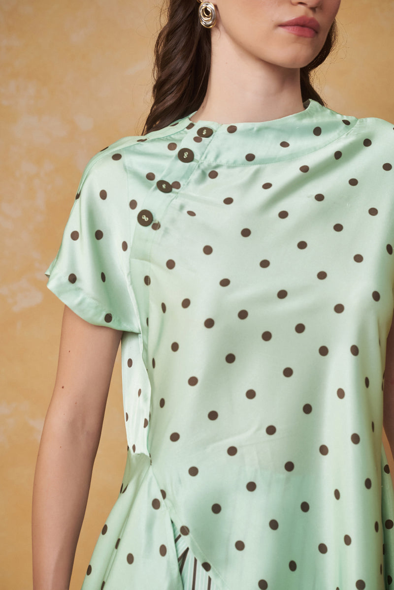 Polka Breeze Top