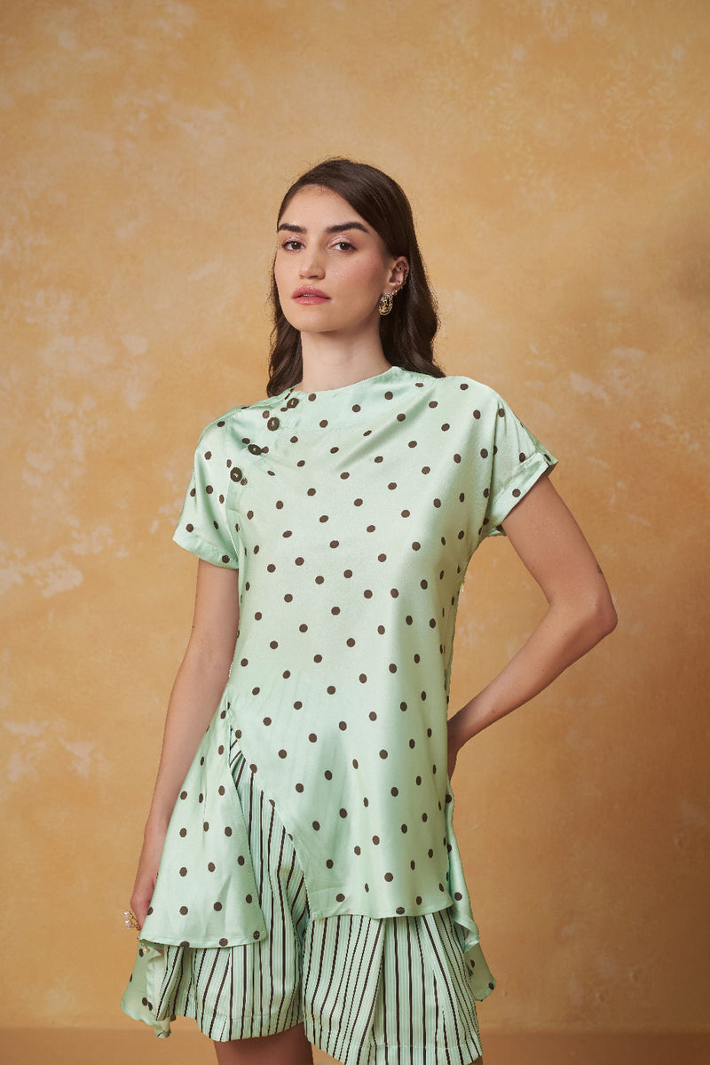 Polka Breeze Top