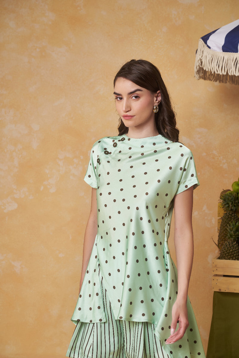Polka Breeze Top