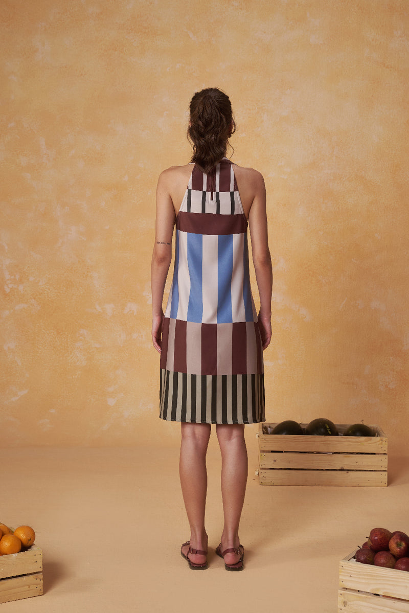 Mosaic Halter Dress
