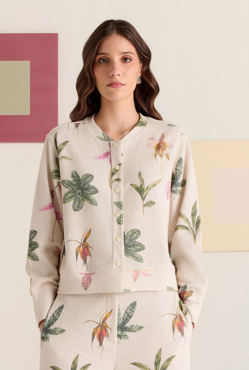Fernleaf Snap Cardigan
