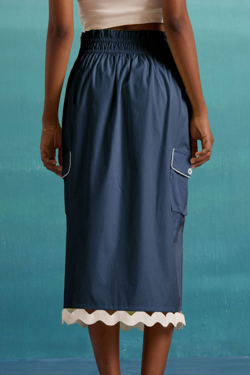 Eclectic-Edge Skirt - Coronet Blue