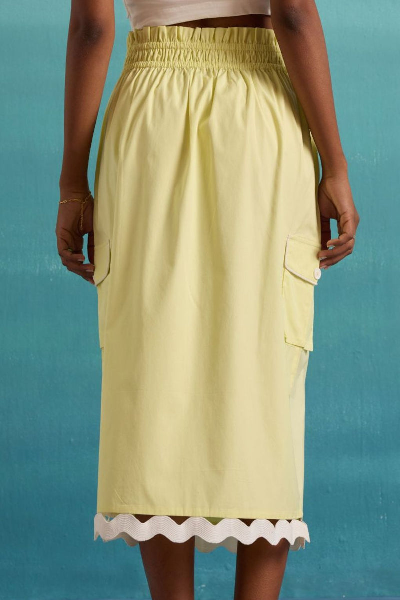 Eclectic-Edge Skirt - Limelight