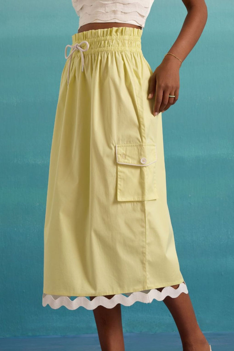 Eclectic-Edge Skirt - Limelight