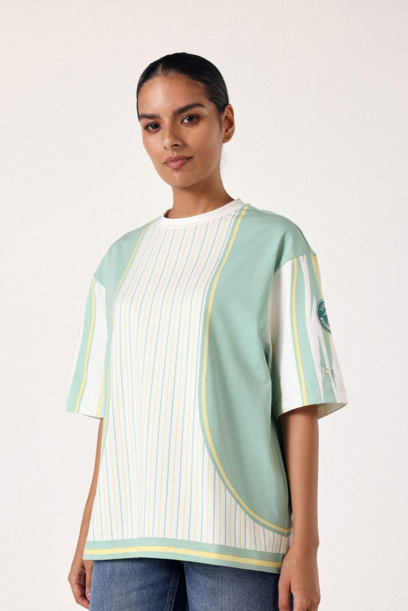 Sporty Strike Oversized Tee