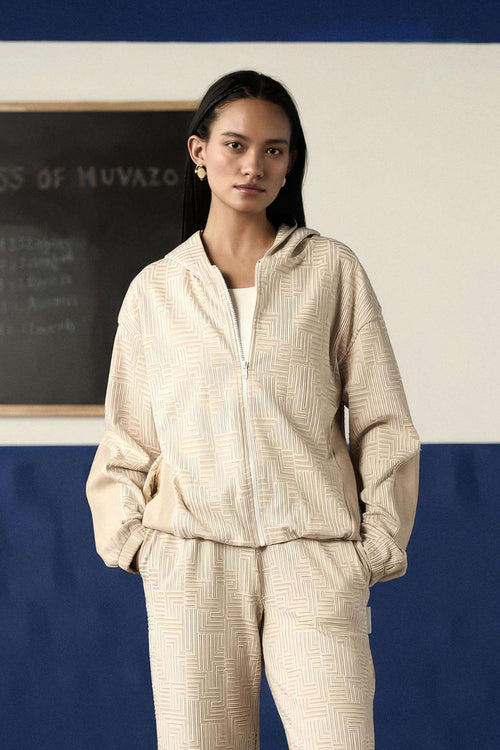 Neutral Weave Hoody Jacket