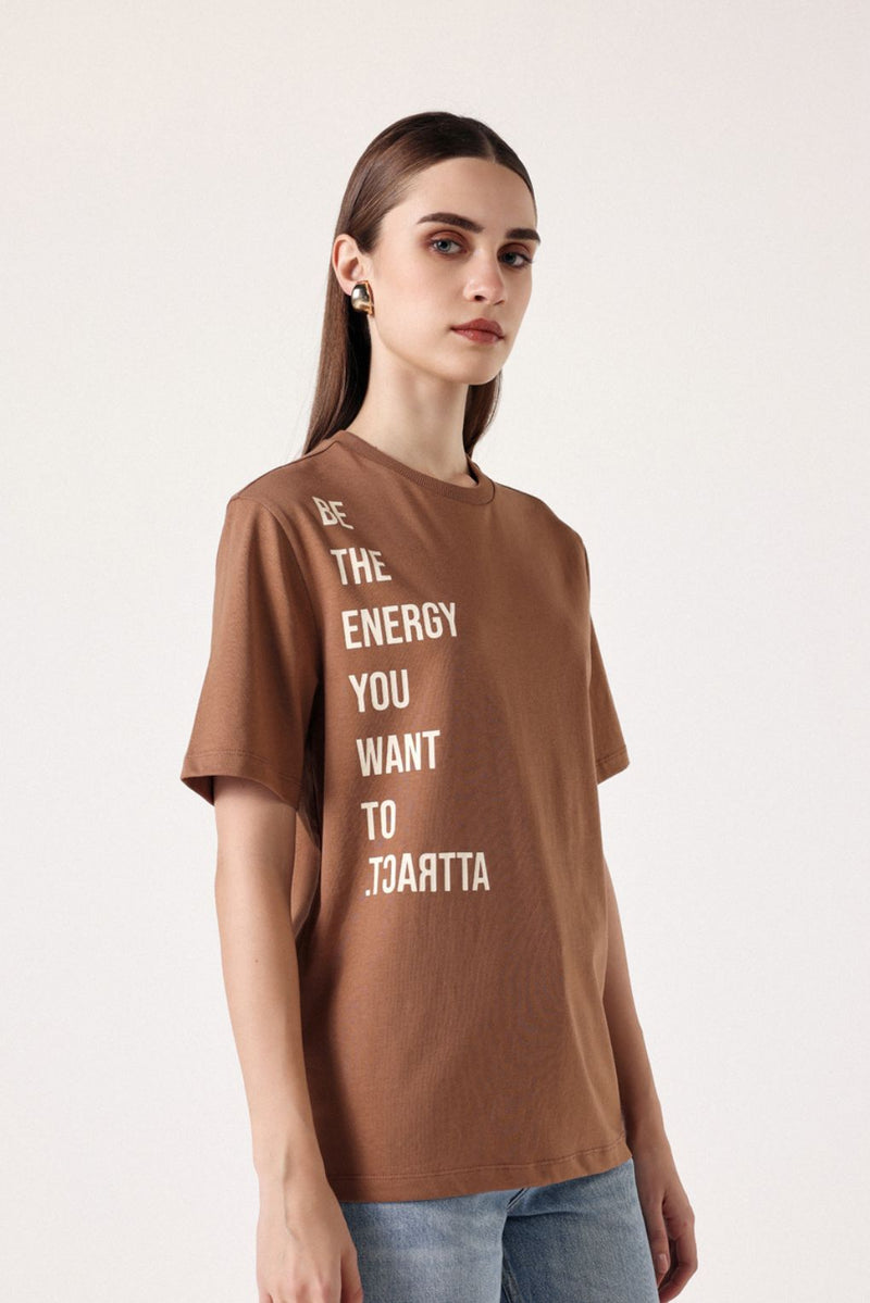 Energy Core Tee - Tan