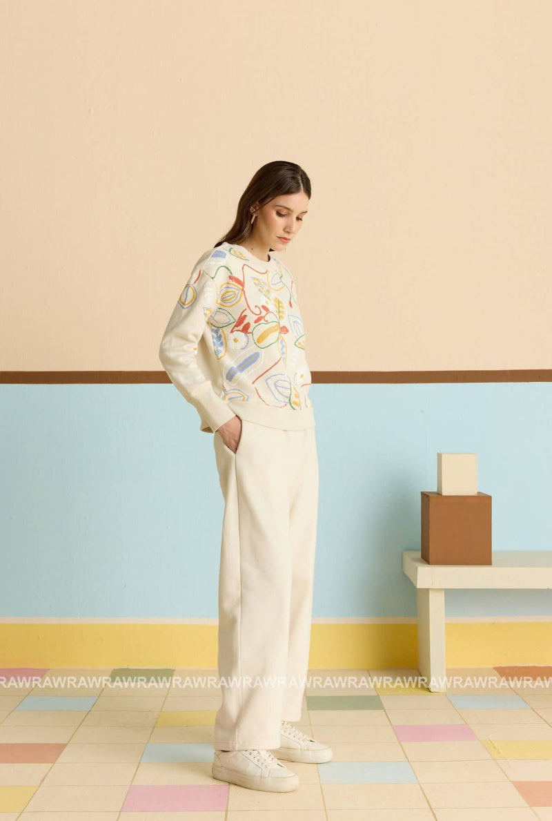 Cloud Line Straight Pants