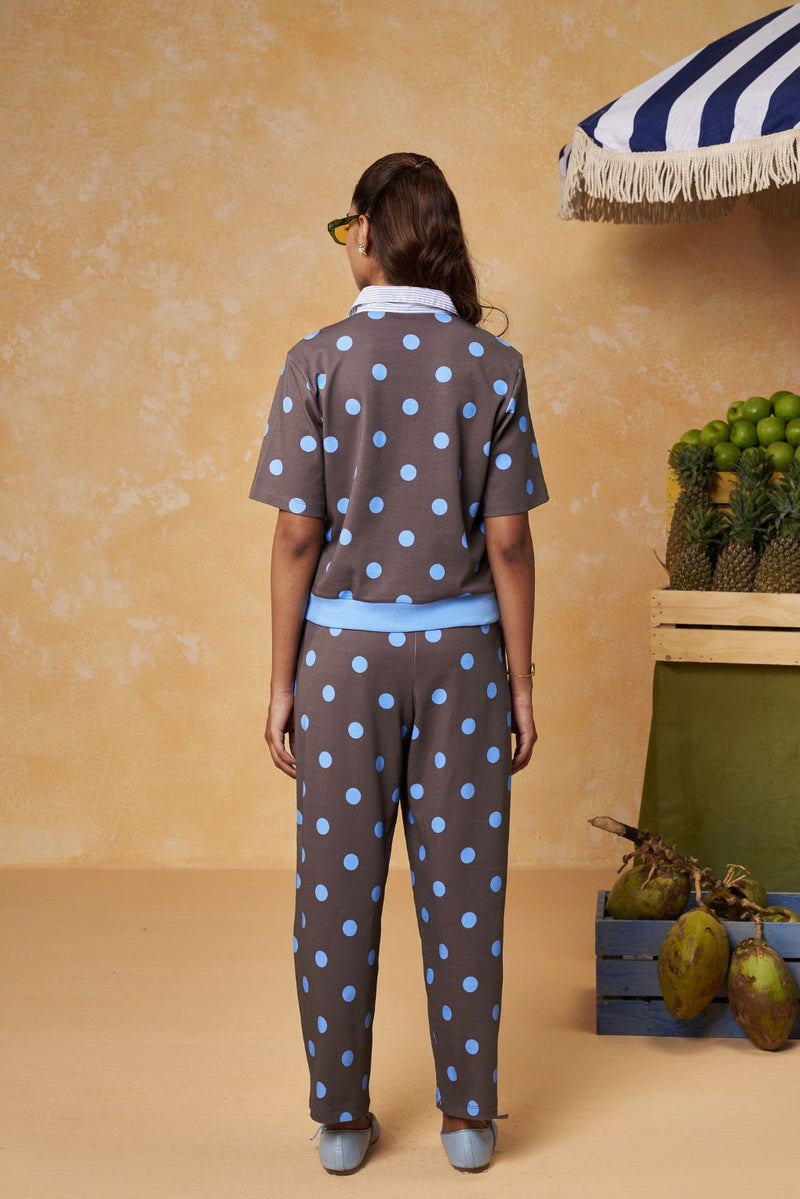 Cocoa Sky Polka Co-ord Set