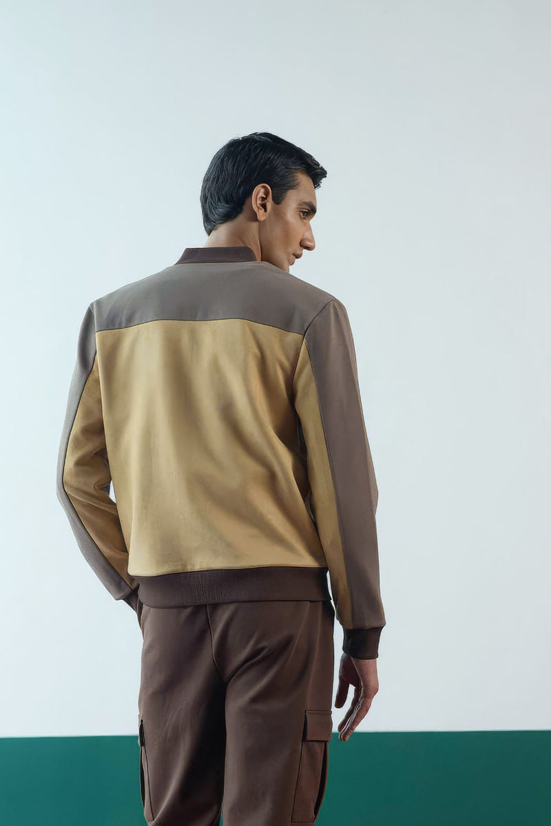 Urban Suede Mix Bomber