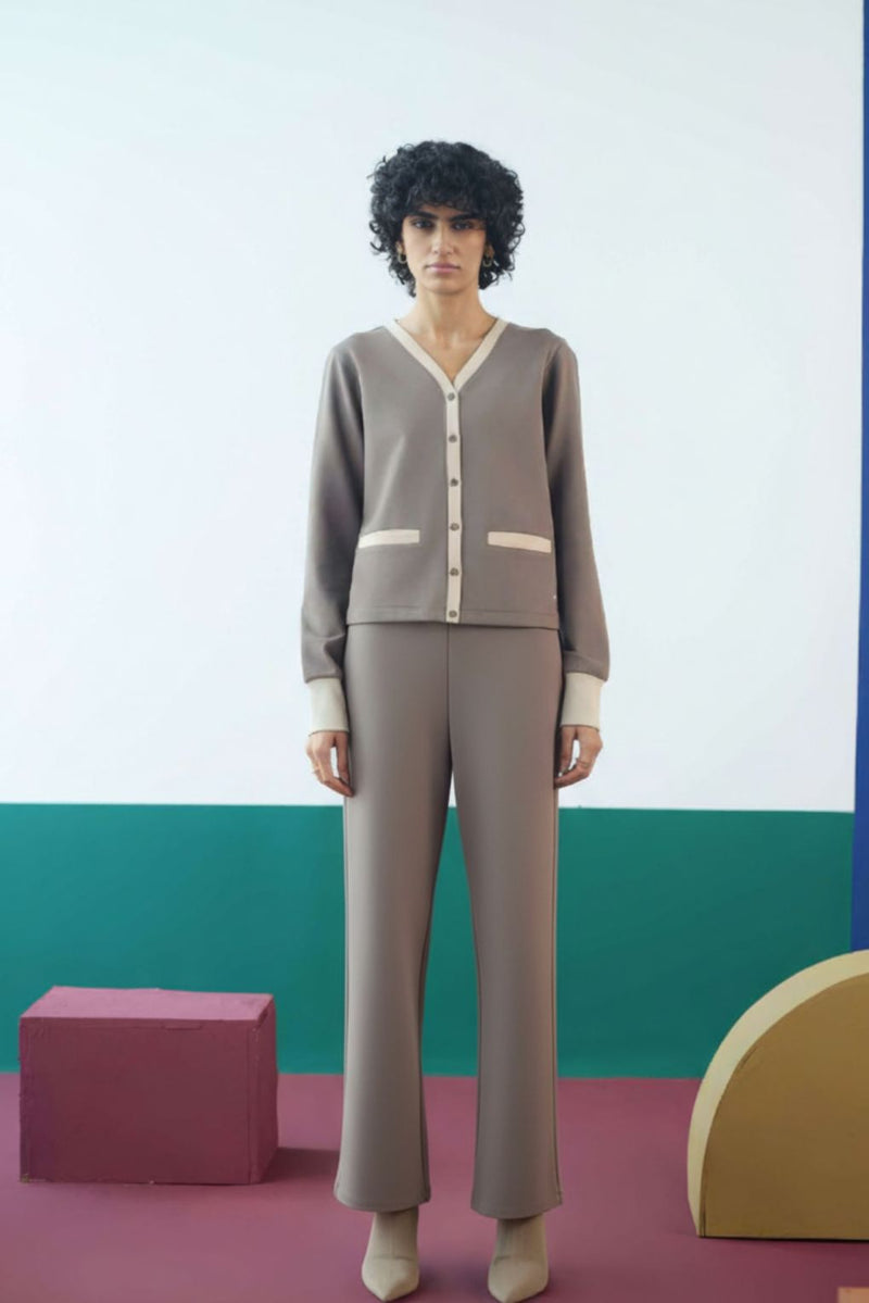 Warm Dune Straight Pants