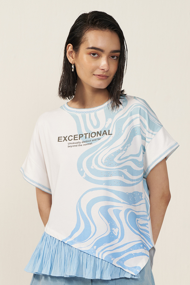Azure Wave Fusion Top