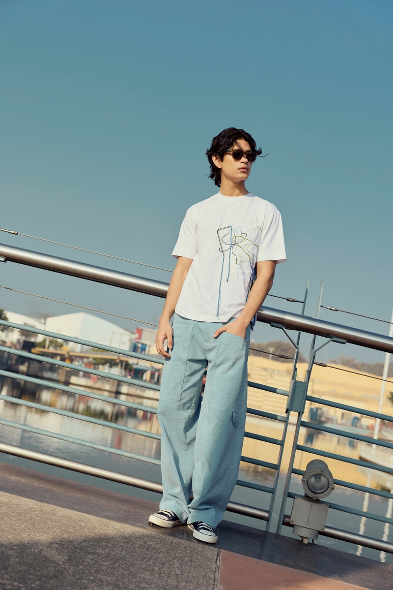 Powder Blue Pants