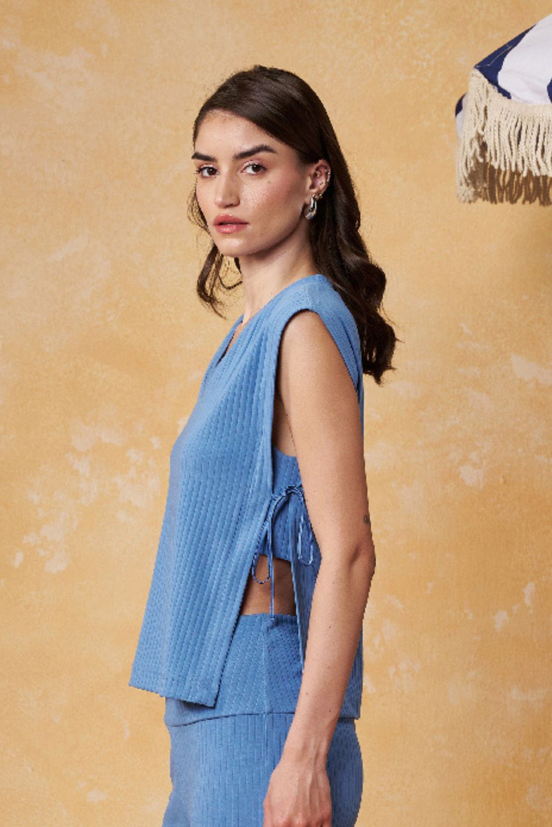 Skyline V-Neck Shell Top