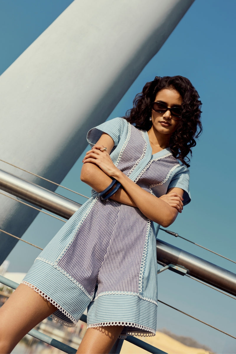 Stripes Playsuit