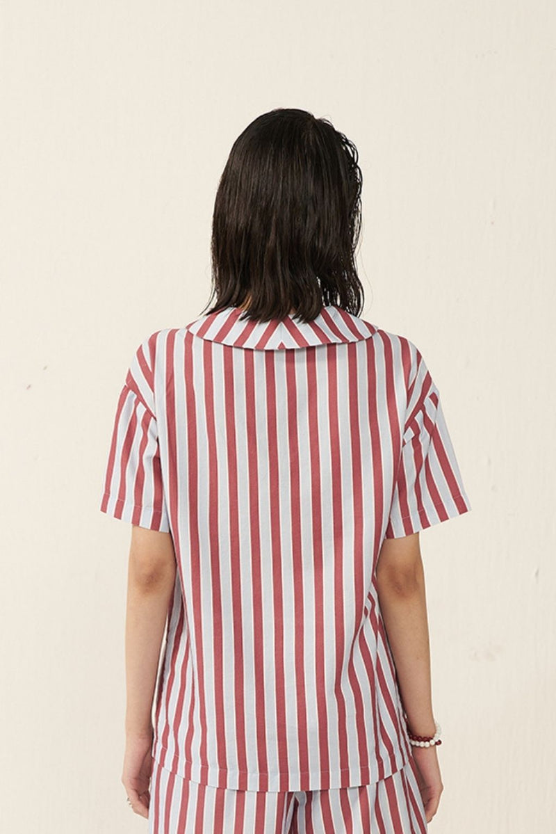 STRIPEY LOVE WOMEN SHIRT