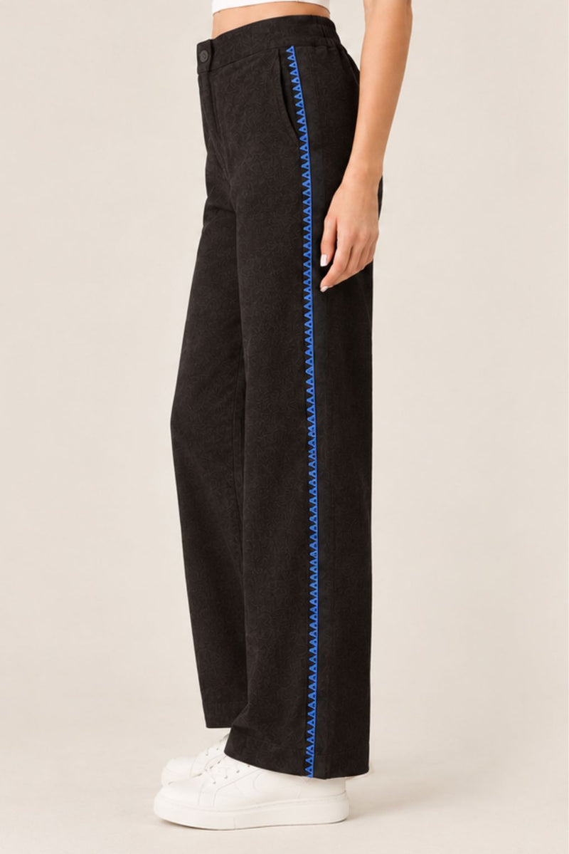 Earthy Line Detail Pants
