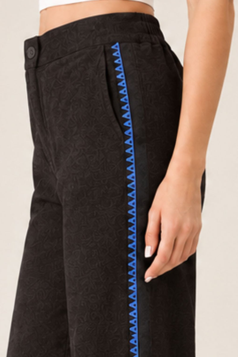 Earthy Line Detail Pants