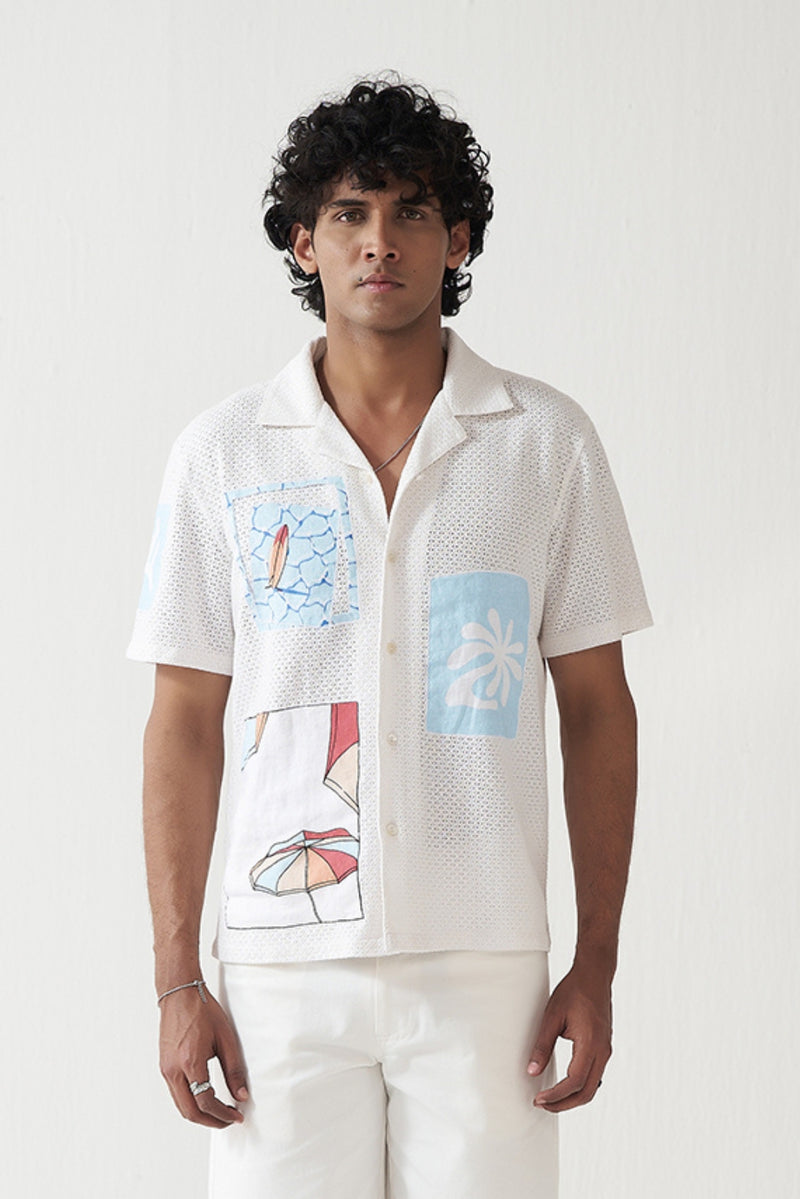 Coastal Sketch Graphic Shirt