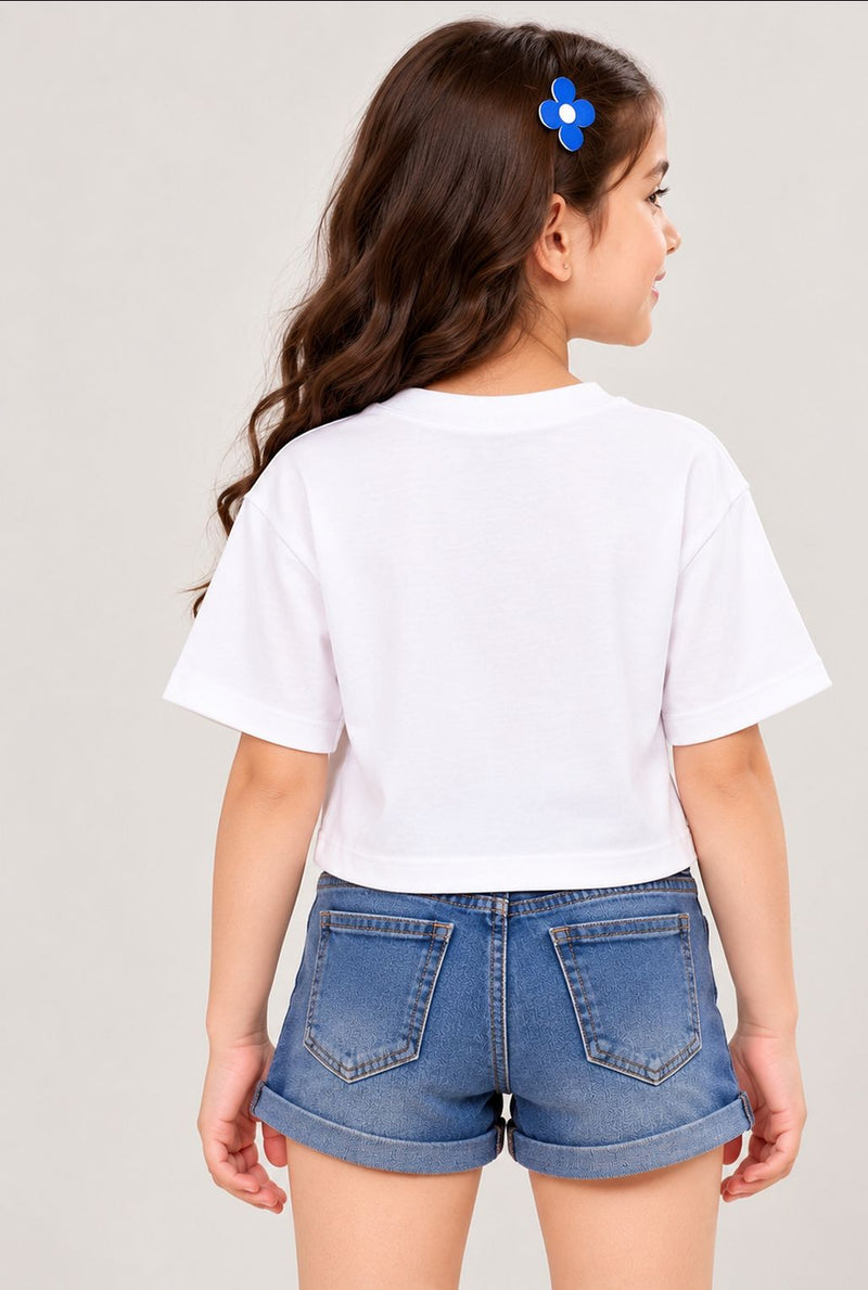 Spunkies Everyday IceCream Embroidered Top