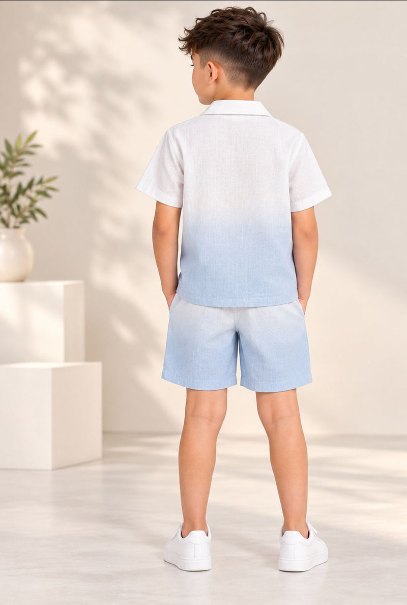 Spunkies Cotton Linen Ombre Co-ord set